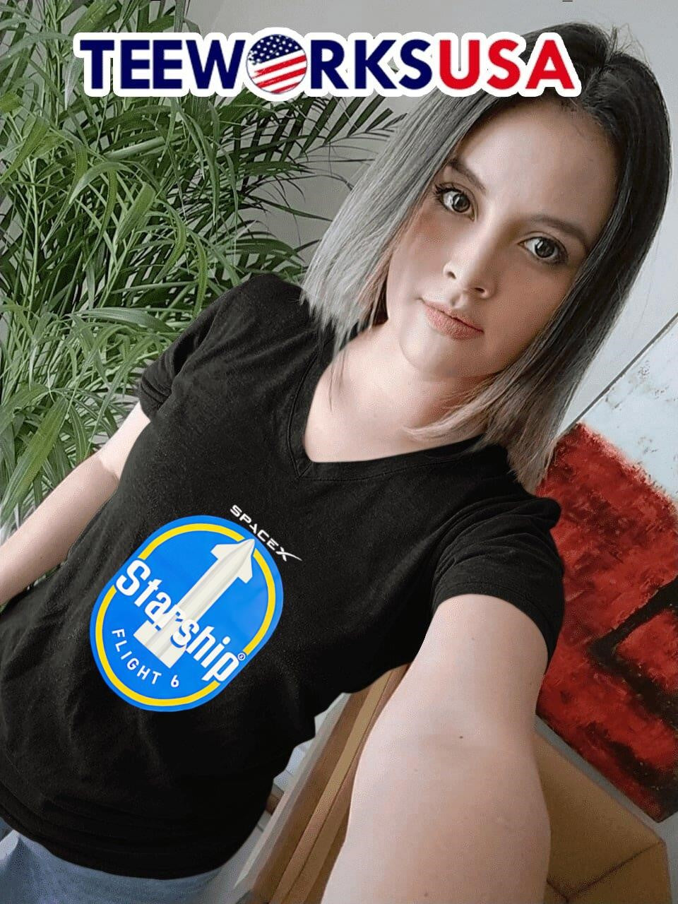 SpaceX Starship Flight 6 - Adult & Kids T-Shirts, Sweatshirts & Hoodies apparel design preview 7