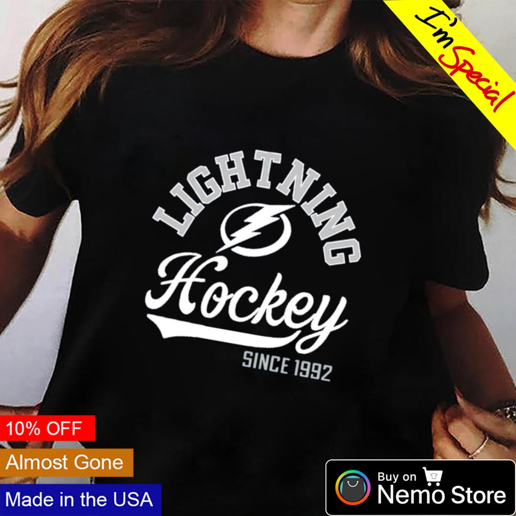 Tampa Bay Lightning Hockey Shut Out Since 1992 - Adult & Kids T-Shirts, Sweatshirts & Hoodies apparel design preview 2