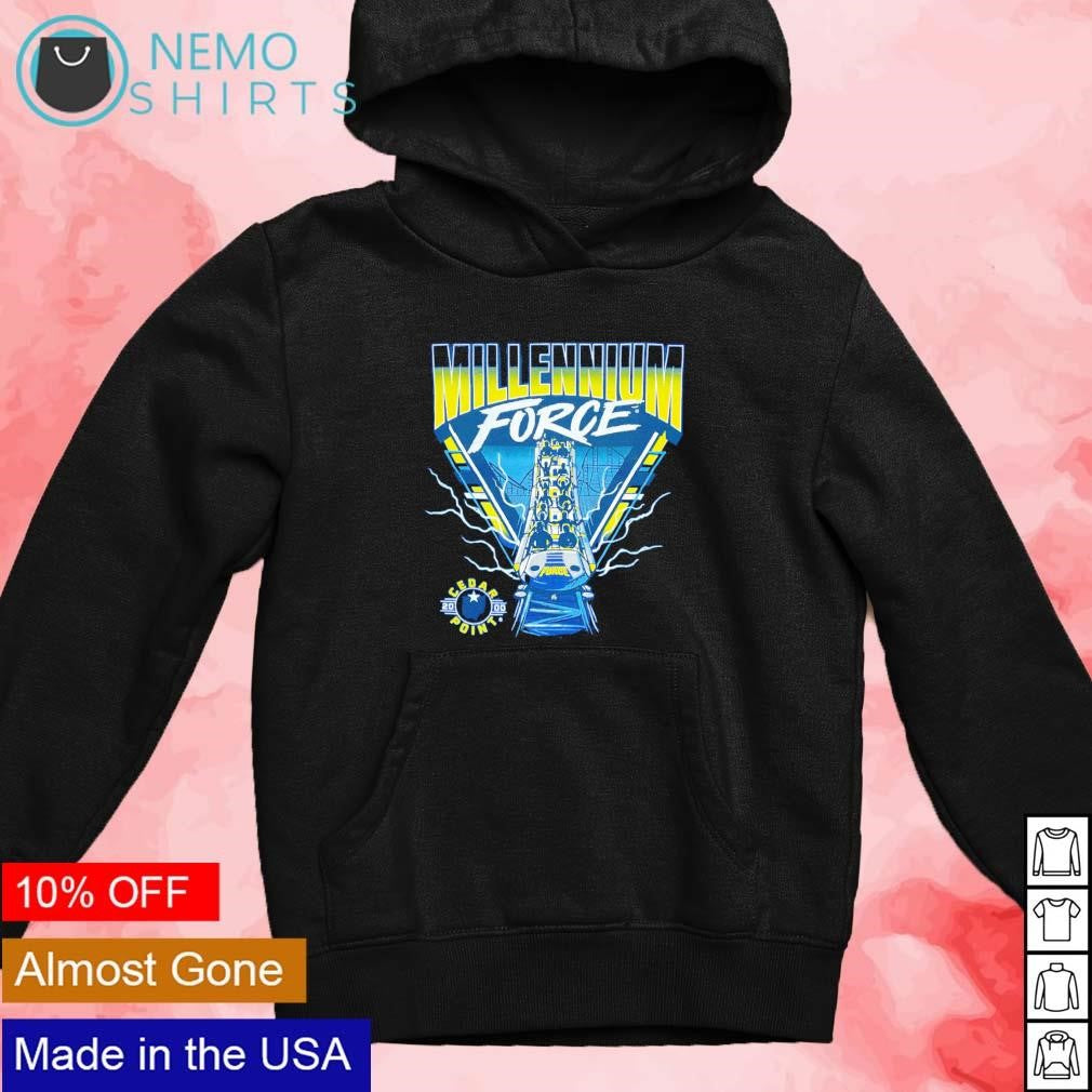 Millennium force cedar point triangle - Adult & Kids T-Shirts, Sweatshirts & Hoodies apparel design preview 4