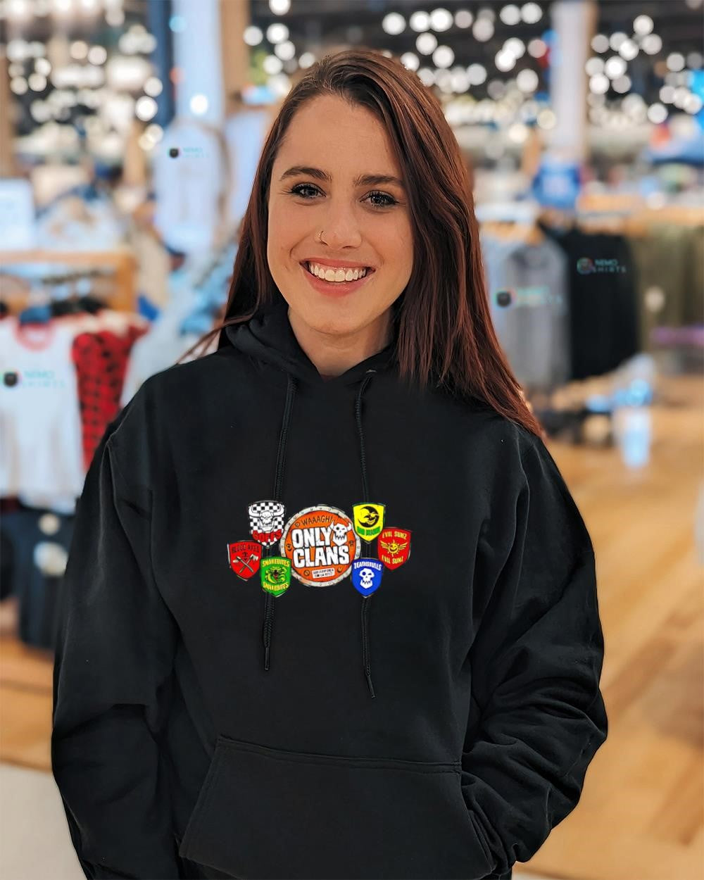Warhammer 40k Ork Only Clans Waaagh Goffs Blood Axes - Adult & Kids T-Shirts, Sweatshirts & Hoodies apparel design preview 3