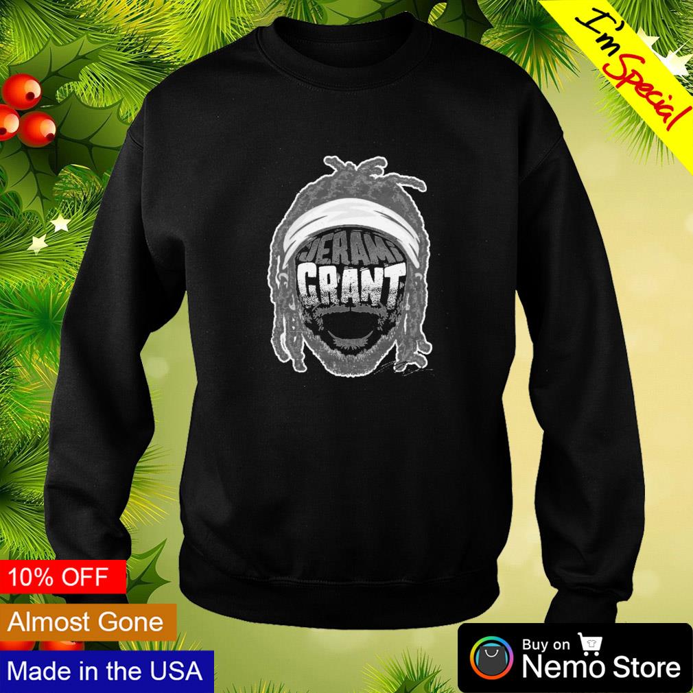 Jerami Grant Portland Trail Blazers player silhouette - Adult & Kids T-Shirts, Sweatshirts & Hoodies apparel design preview 4