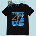 Carolina Panthers they not like us - Adult & Kids T-Shirts, Sweatshirts & Hoodies apparel design preview 1