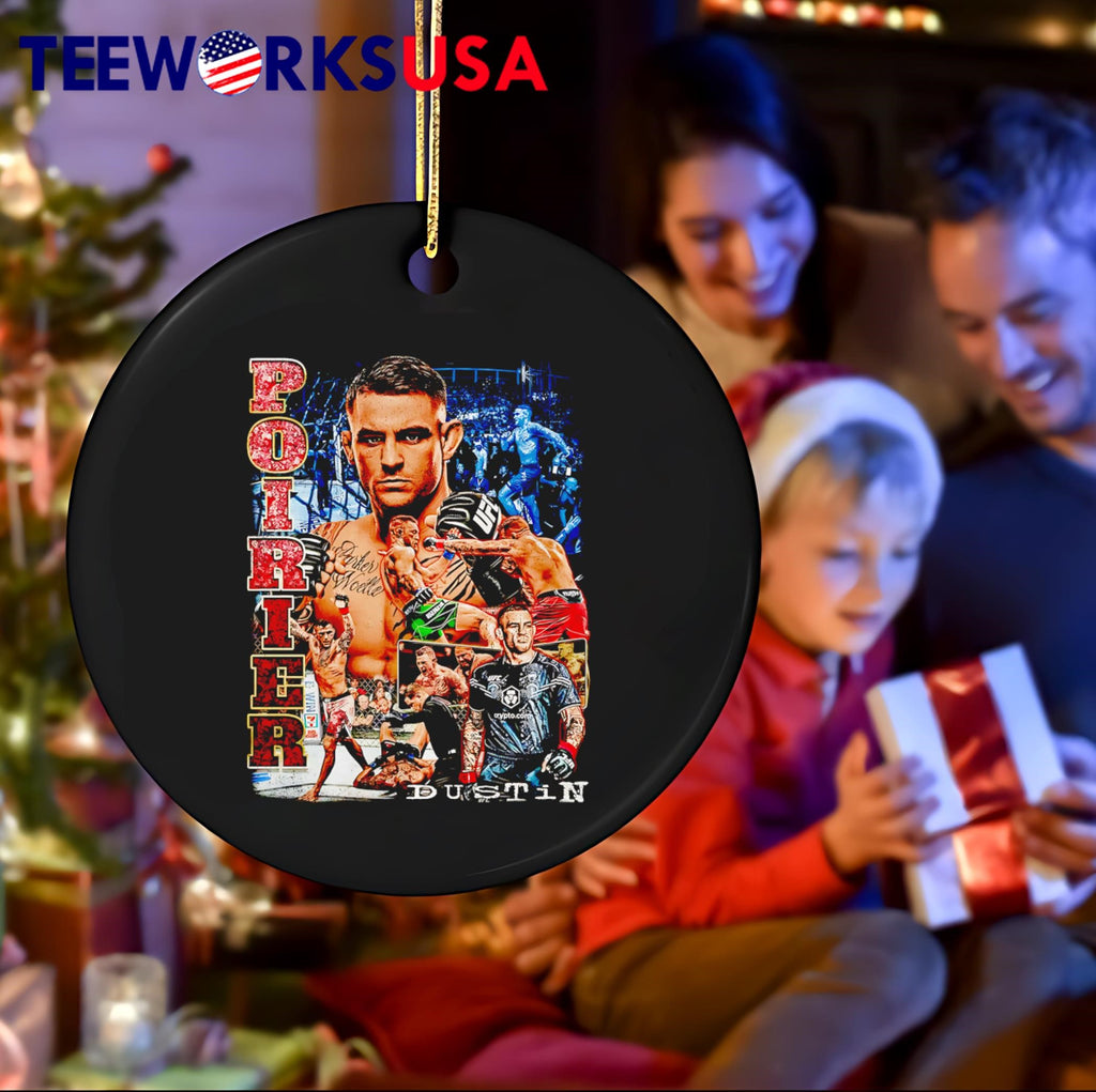 UFC Dustin Poirier retro - Adult & Kids T-Shirts, Sweatshirts & Hoodies apparel design preview 4
