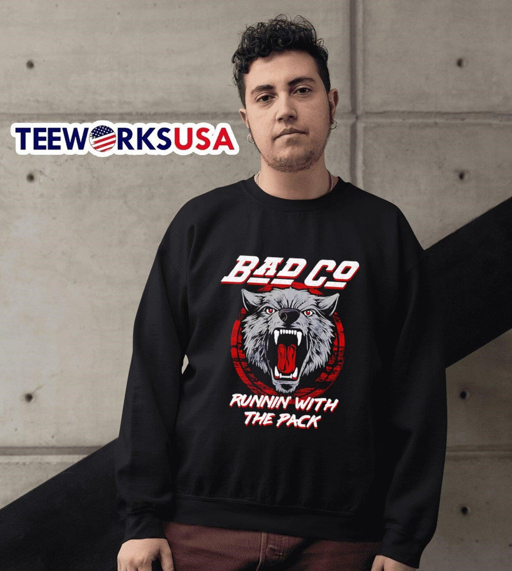 Bad Company runnin with the pack - Adult & Kids T-Shirts, Sweatshirts & Hoodies apparel design preview 3