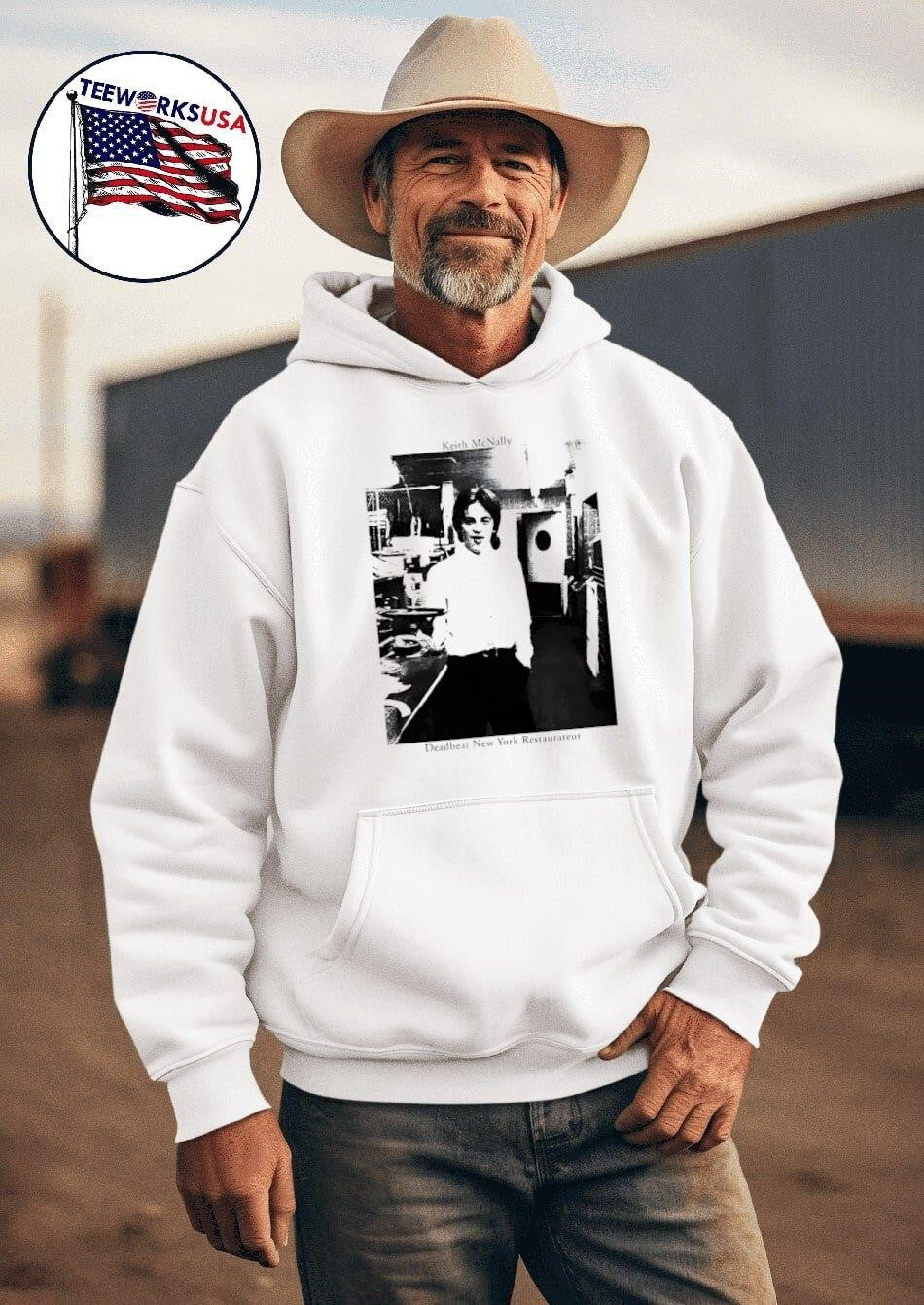 Keith McNally deadbeat New York restaurateur - Adult & Kids T-Shirts, Sweatshirts & Hoodies apparel design preview 2