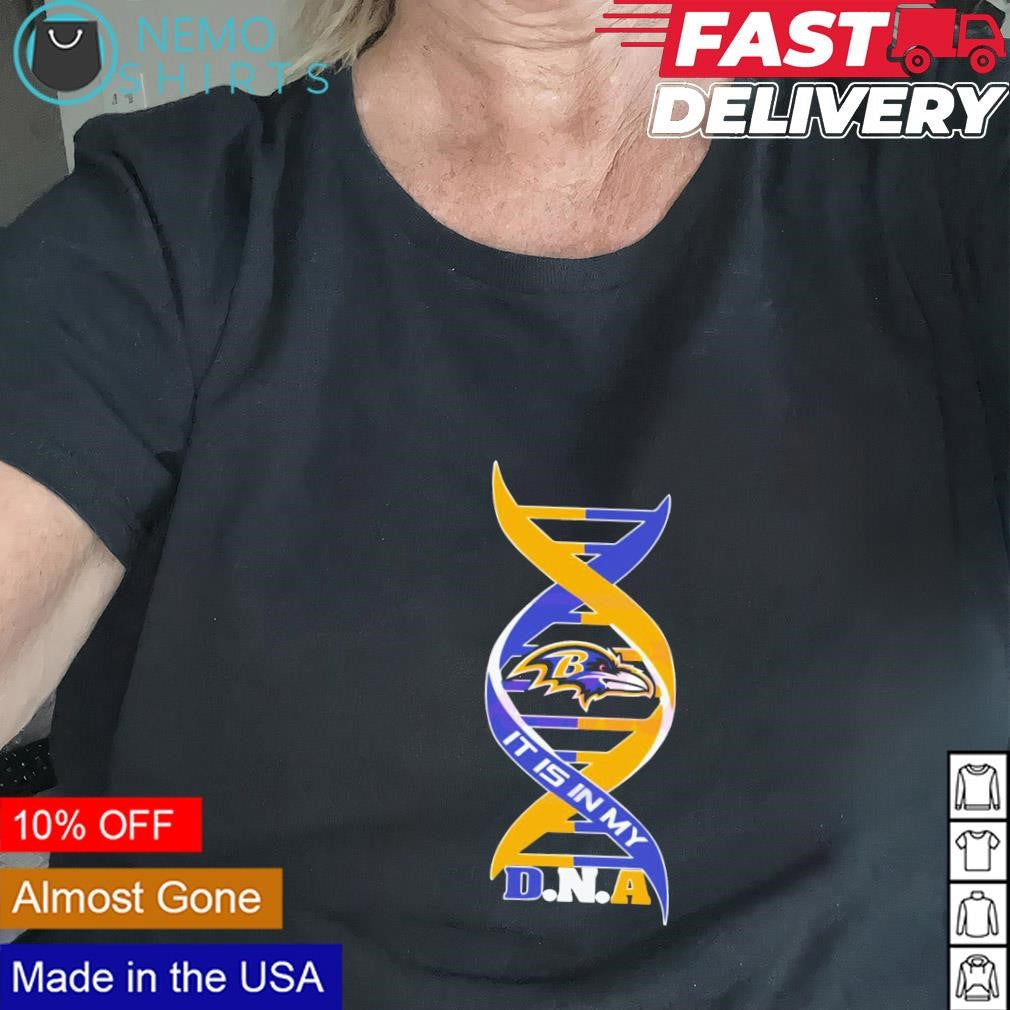 Baltimore Ravens it is in my DNA - Adult & Kids T-Shirts, Sweatshirts & Hoodies apparel design preview 2