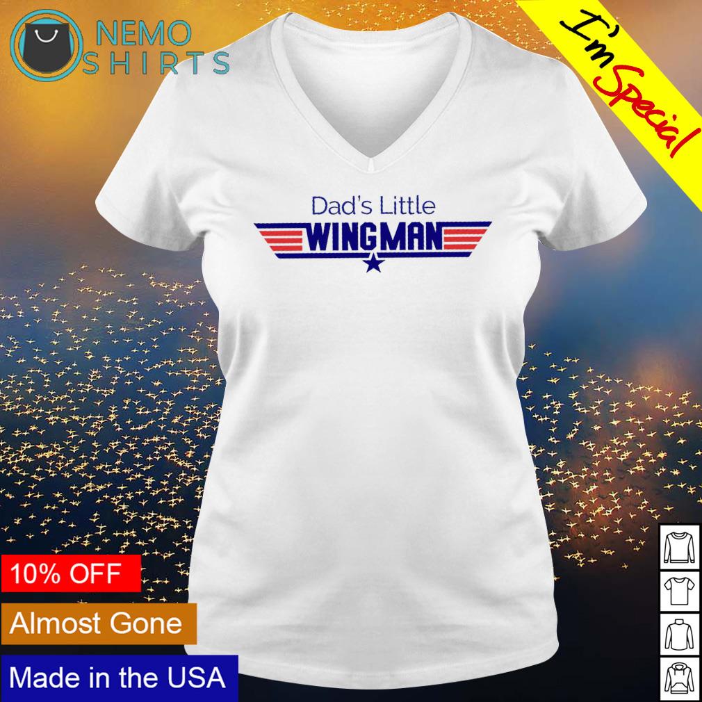 Top Gun Dad's little Wing Man - Adult & Kids T-Shirts, Sweatshirts & Hoodies apparel design preview 5