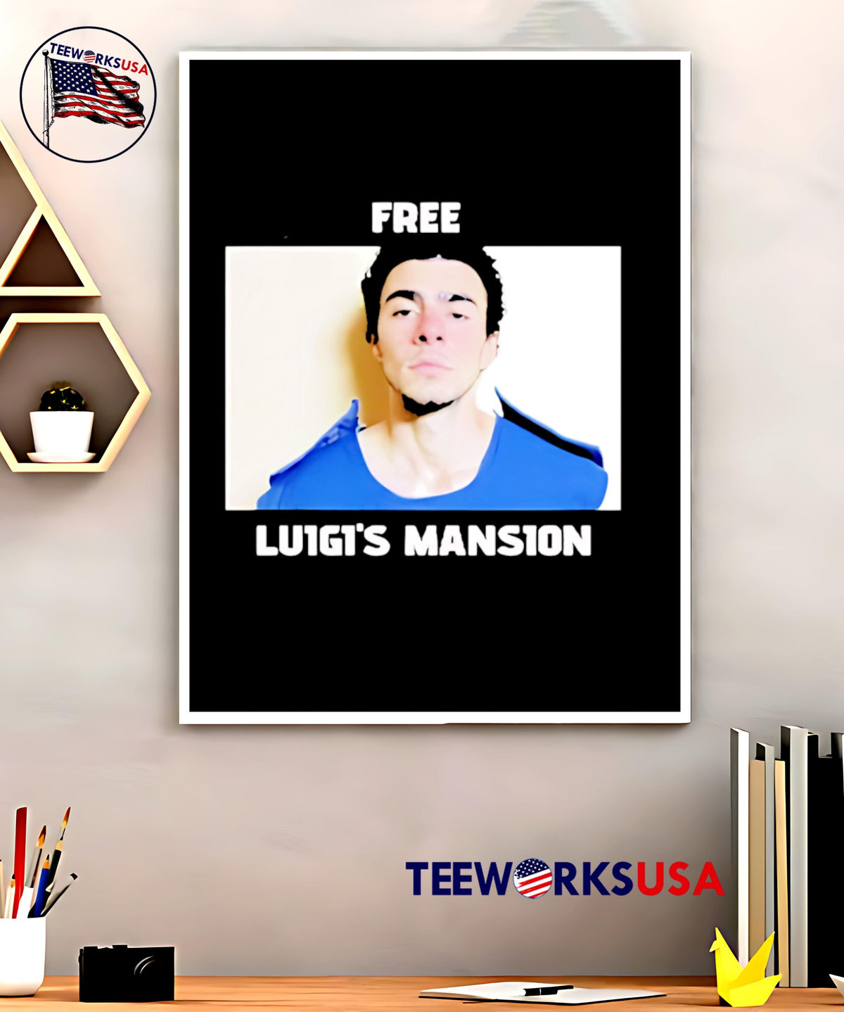 Free Luigi Mansion - Adult & Kids T-Shirts, Sweatshirts & Hoodies apparel design preview 5