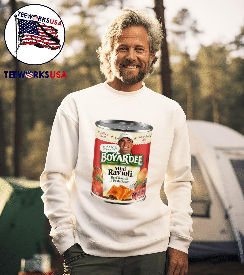 Scottie Scheffler Schef Boyardee - Adult & Kids T-Shirts, Sweatshirts & Hoodies apparel design preview 3