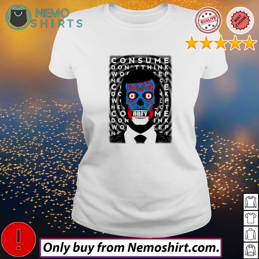 Obey consume don't think - Adult & Kids T-Shirts, Sweatshirts & Hoodies apparel design preview 3
