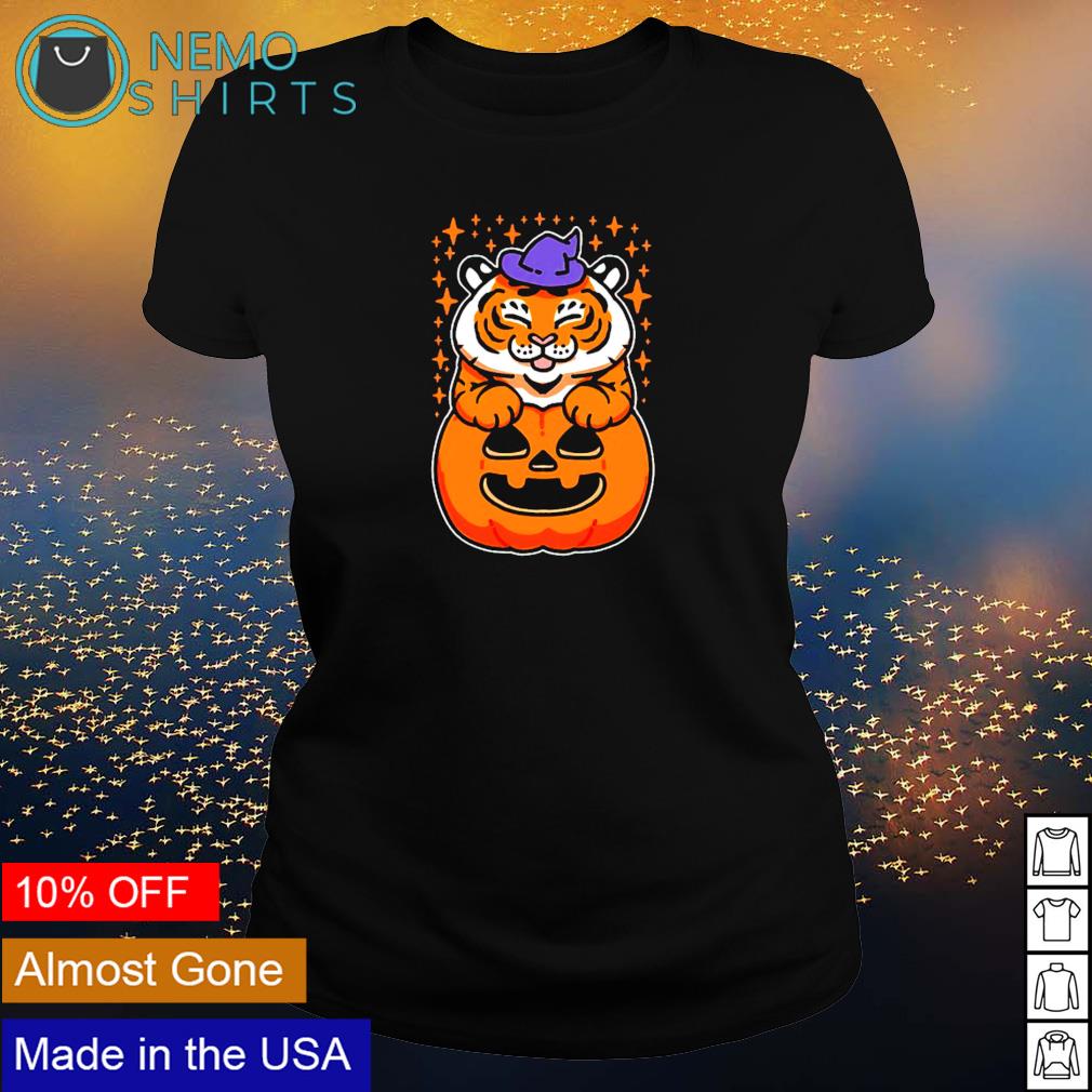 Witch tiger happy Halloween - Adult & Kids T-Shirts, Sweatshirts & Hoodies apparel design preview 3