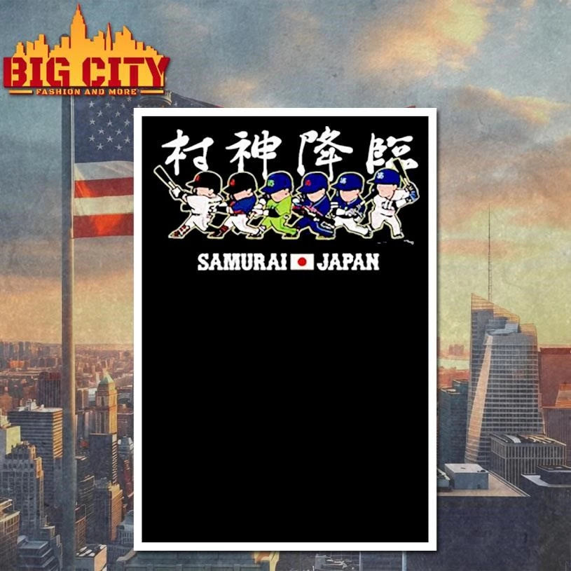 Shawn spradling shohei ohtani samurai japan - Adult & Kids T-Shirts, Sweatshirts & Hoodies apparel design preview 4