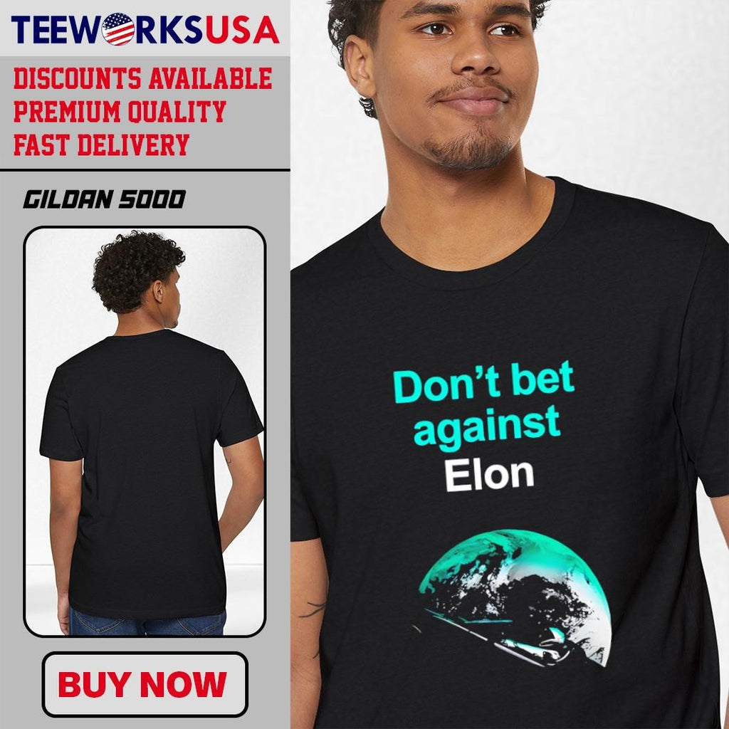 Steven Mark Ryan Don't Bet Against Elon - Adult & Kids T-Shirts, Sweatshirts & Hoodies apparel design preview 1