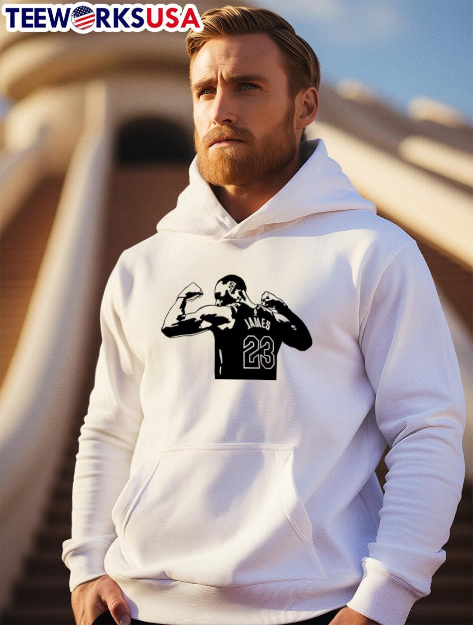 LeBron James 23 King Team USA - Adult & Kids T-Shirts, Sweatshirts & Hoodies apparel design preview 2