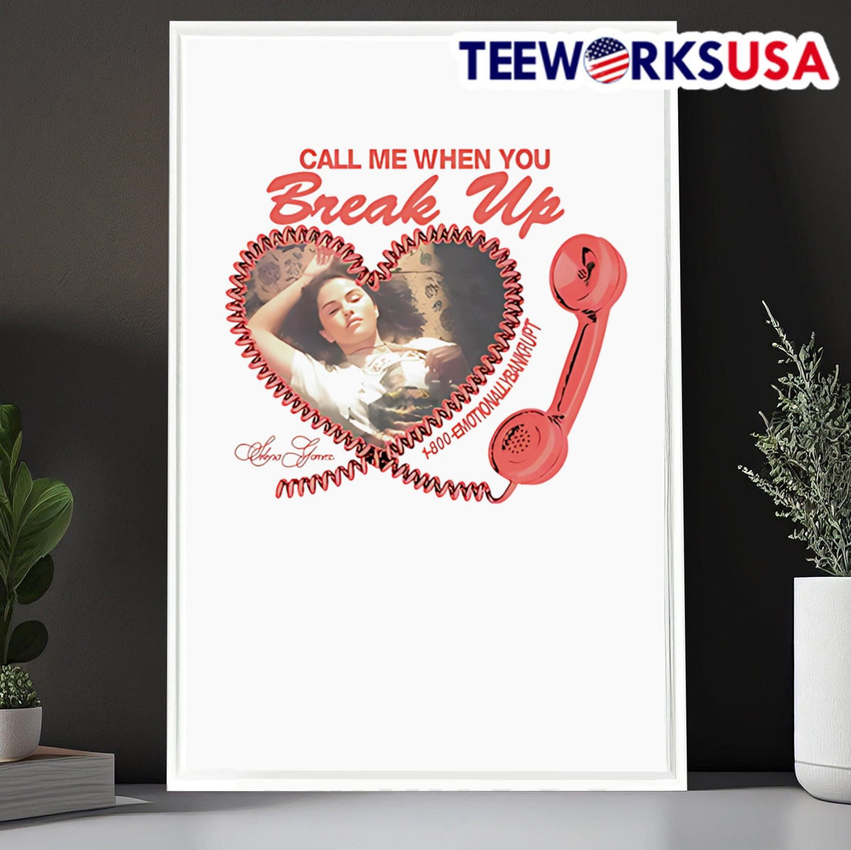 Call Me When You Break Up - Adult & Kids T-Shirts, Sweatshirts & Hoodies apparel design preview 6