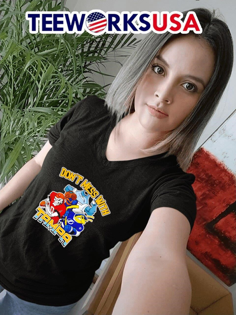 Don't mess with Tampa sport mascot - Adult & Kids T-Shirts, Sweatshirts & Hoodies apparel design preview 7