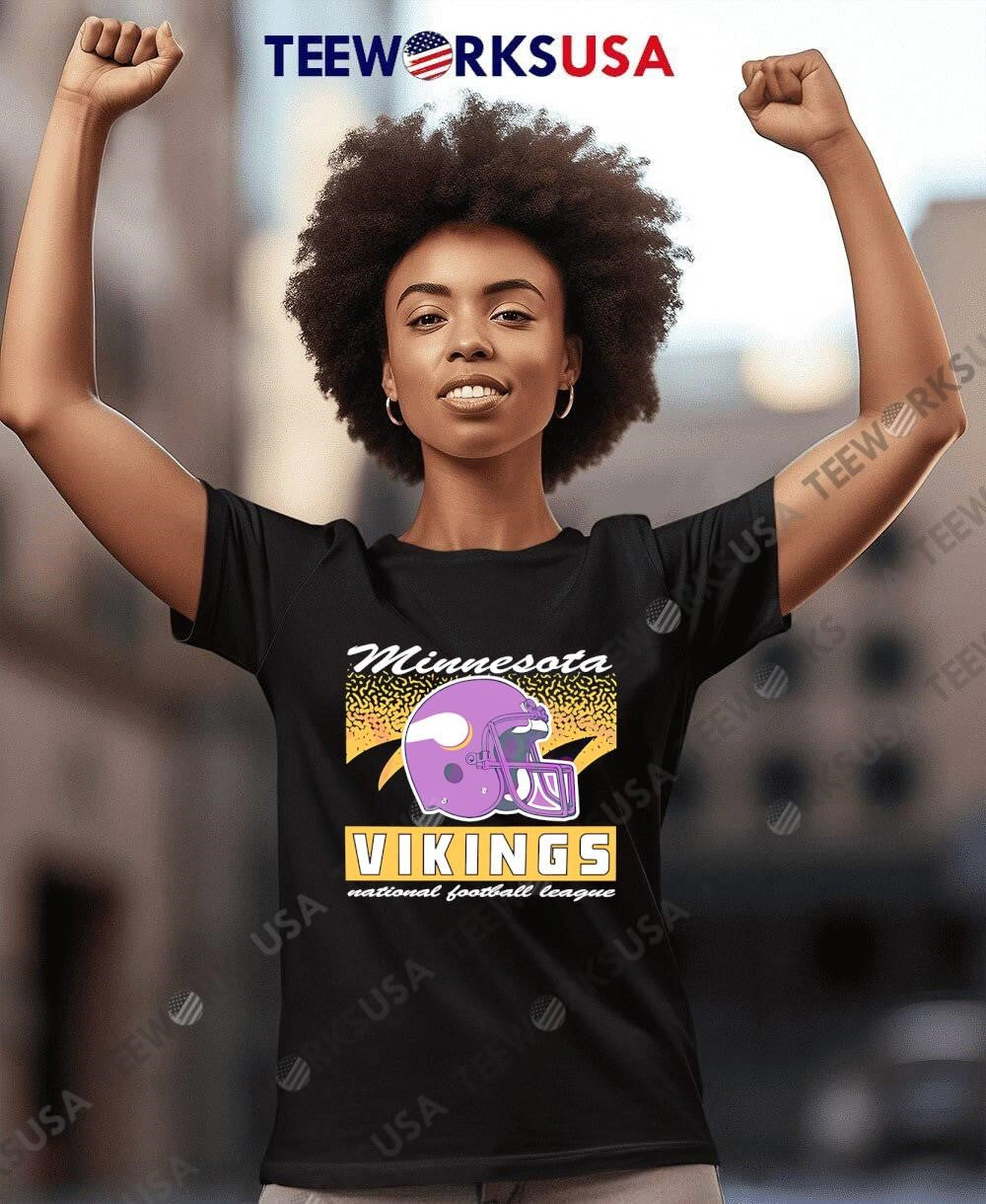 Minnesota Vikings National Football League Helmet - Adult & Kids T-Shirts, Sweatshirts & Hoodies apparel design preview 8