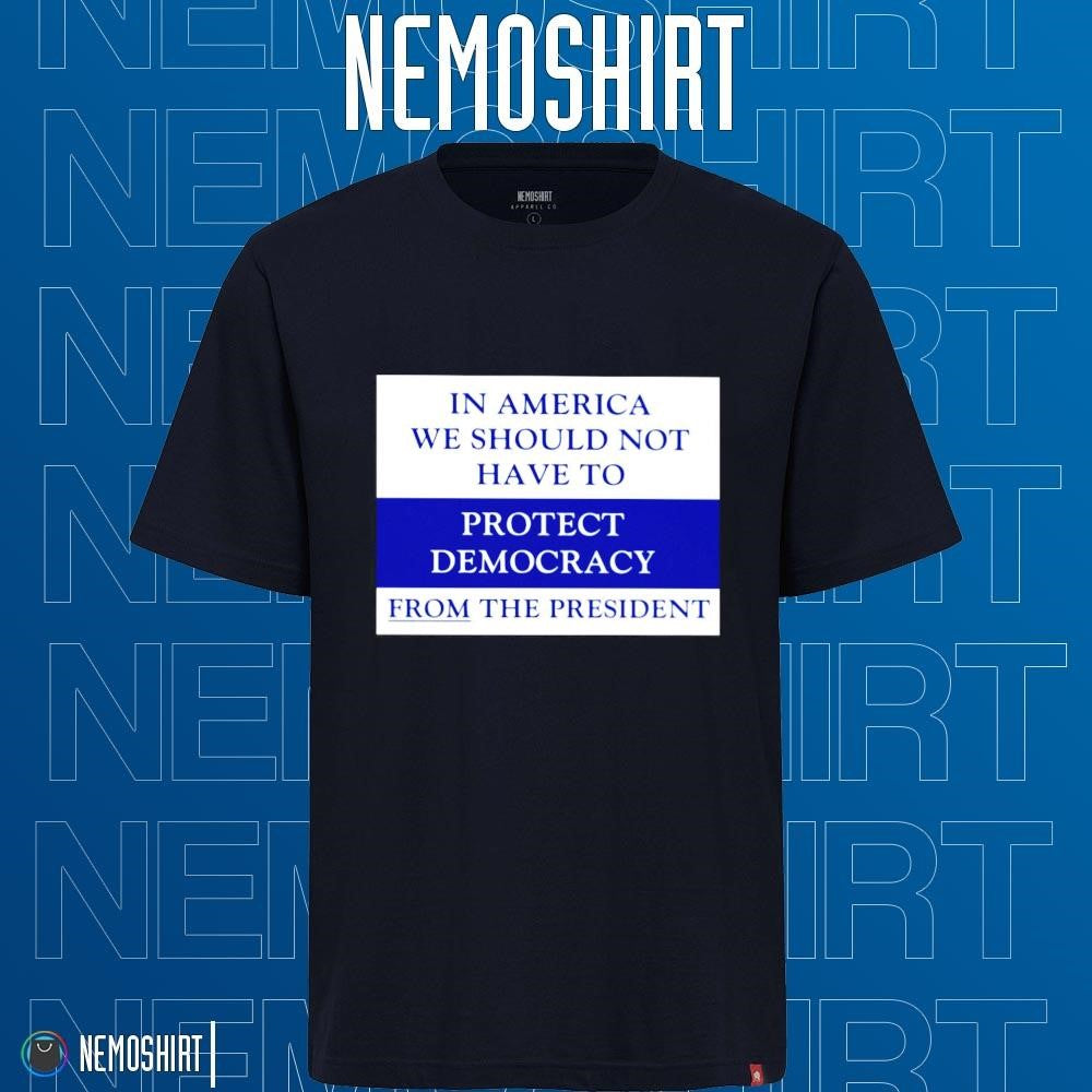 In America we should not have to protect democracy - Adult & Kids T-Shirts, Sweatshirts & Hoodies apparel design preview 1