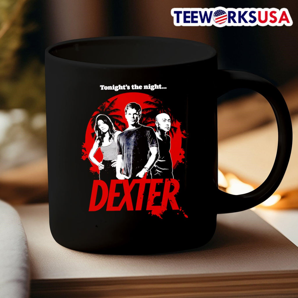 Dexter Blood Moon tonight's the night - Adult & Kids T-Shirts, Sweatshirts & Hoodies apparel design preview 3