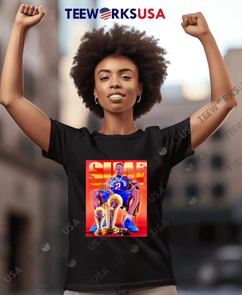 Shai Gilgeous-Alexander Sga Mvp Fmvp Champion 2025 - Adult & Kids T-Shirts, Sweatshirts & Hoodies apparel design preview 8