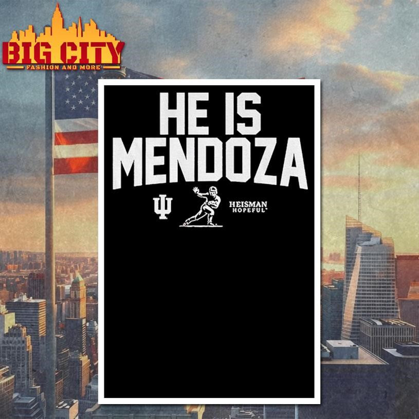 Indiana Football He Is Mendoza - Adult & Kids T-Shirts, Sweatshirts & Hoodies apparel design preview 4