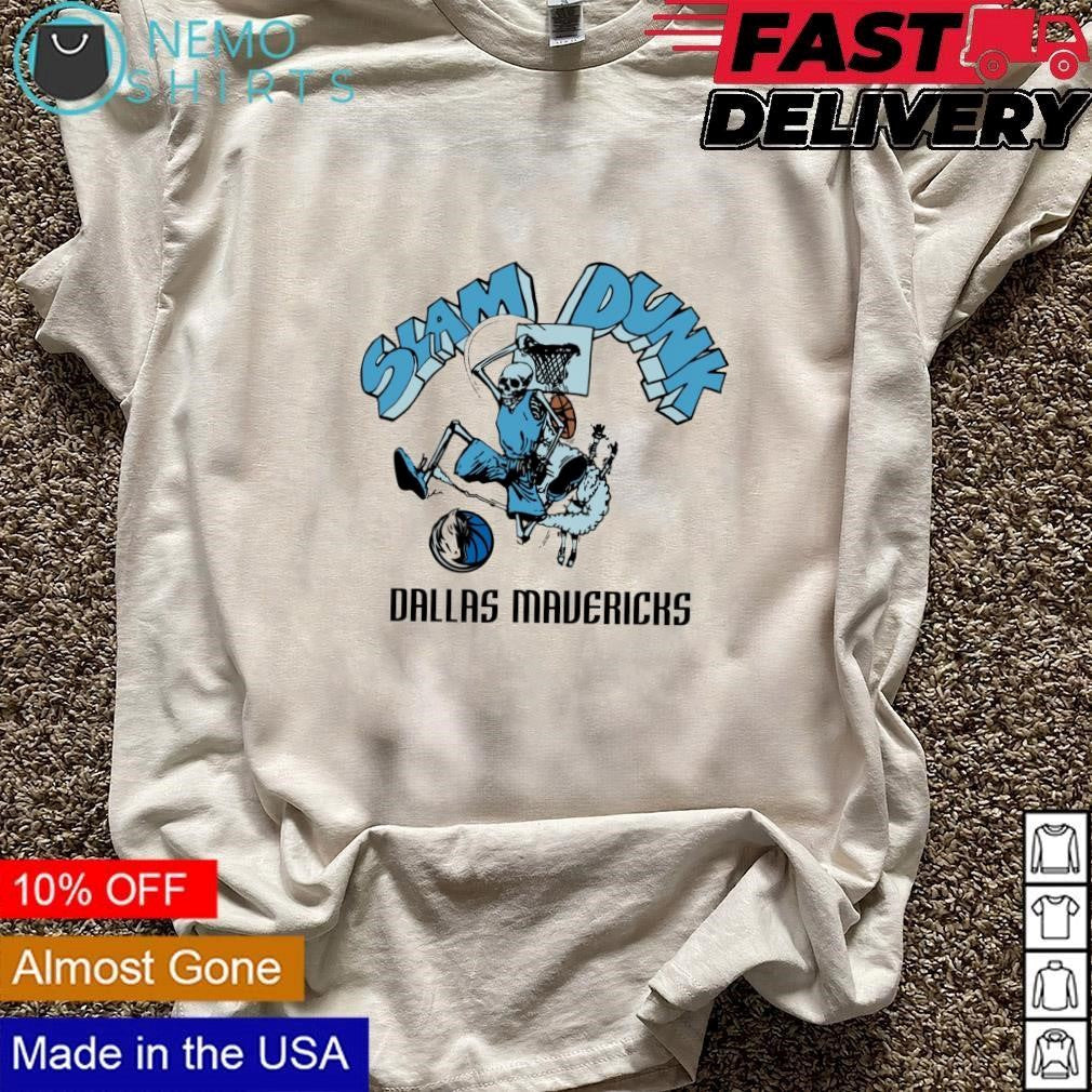 Slam dunk Dallas Maverick skeleton player - Adult & Kids T-Shirts, Sweatshirts & Hoodies apparel design preview 3