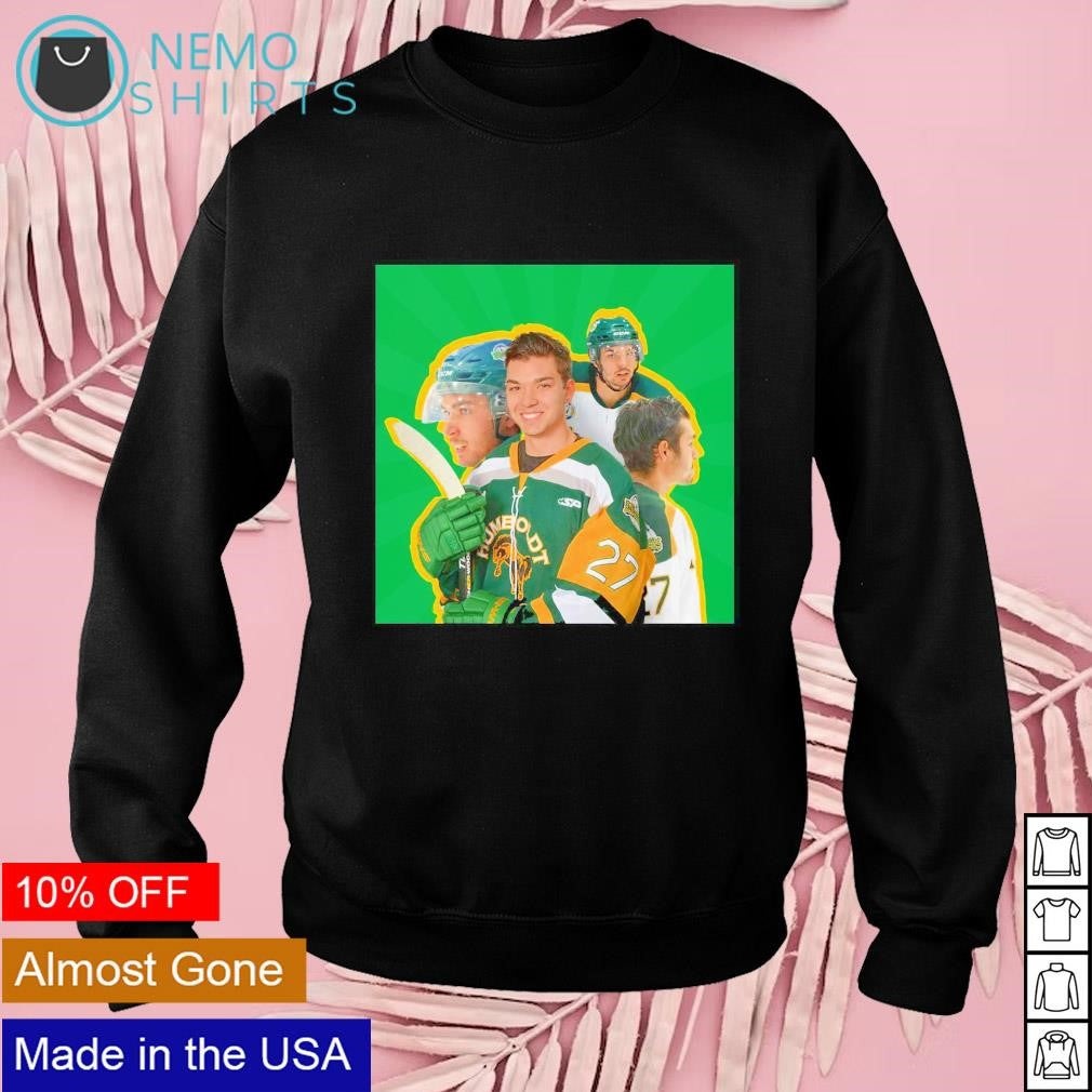 Logan Boulet Humboldt Broncos ice hokey player - Adult & Kids T-Shirts, Sweatshirts & Hoodies apparel design preview 3