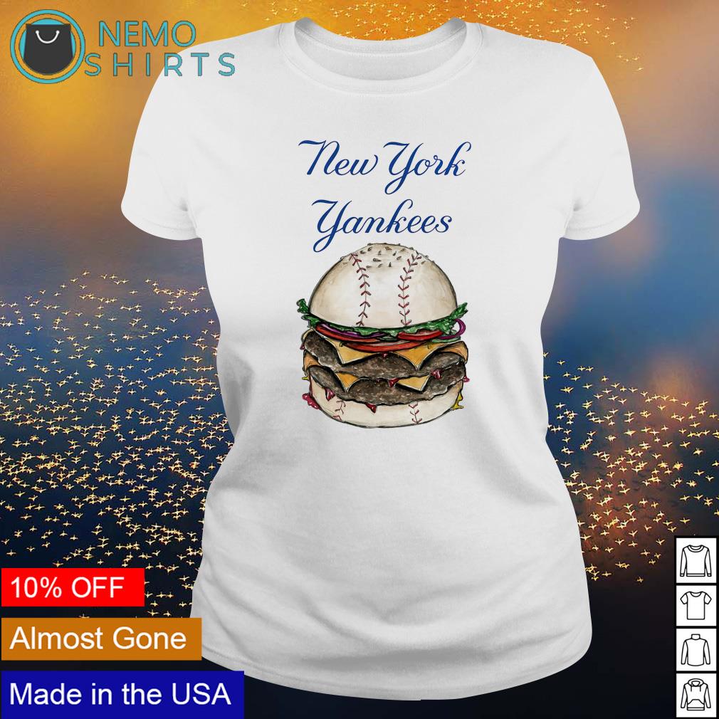 New York Yankees Burger baseball - Adult & Kids T-Shirts, Sweatshirts & Hoodies apparel design preview 3