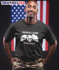Propagandhi Failed States skulls - Adult & Kids T-Shirts, Sweatshirts & Hoodies apparel design preview 1