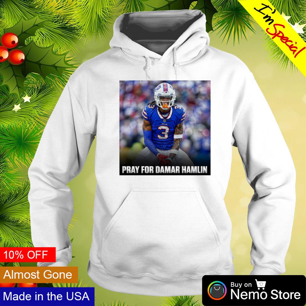 Pray for Damar Hamlin Buffalo Bills - Adult & Kids T-Shirts, Sweatshirts & Hoodies apparel design preview 2