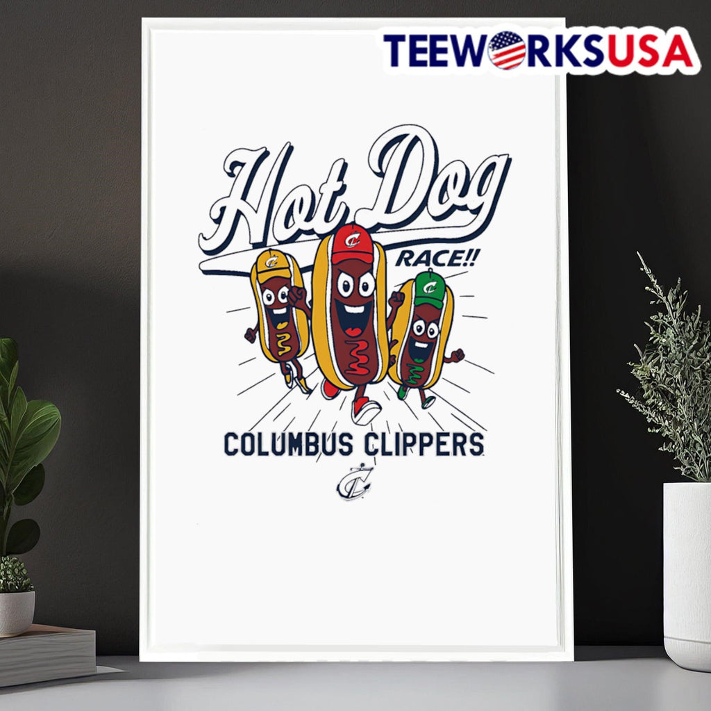 Columbus Clippers Hot Dog Race - Adult & Kids T-Shirts, Sweatshirts & Hoodies apparel design preview 6