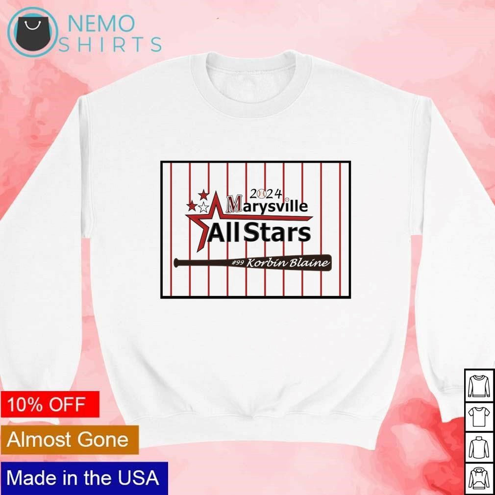 All Star Korbin Blaine 2024 Marysville - Adult & Kids T-Shirts, Sweatshirts & Hoodies apparel design preview 4