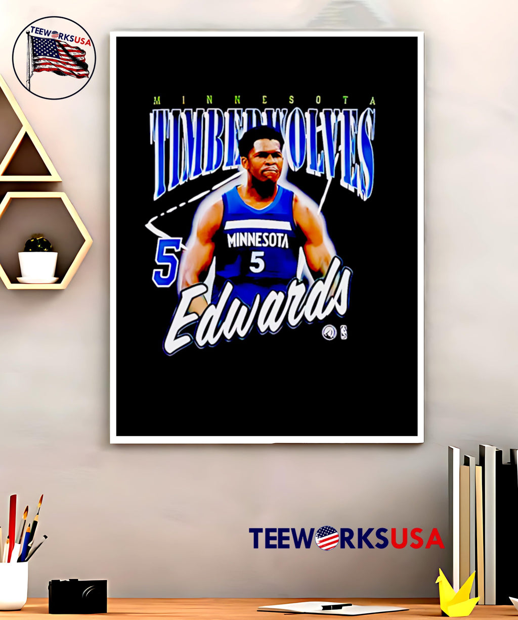 Minnesota Timberwolves Anthony Edwards - Adult & Kids T-Shirts, Sweatshirts & Hoodies apparel design preview 5