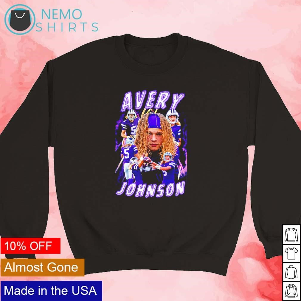 Avery Johnson Wildcats football graphic - Adult & Kids T-Shirts, Sweatshirts & Hoodies apparel design preview 5