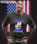 Snoopy and Charlie Bills forever not just when we win - Adult & Kids T-Shirts, Sweatshirts & Hoodies apparel design preview 1