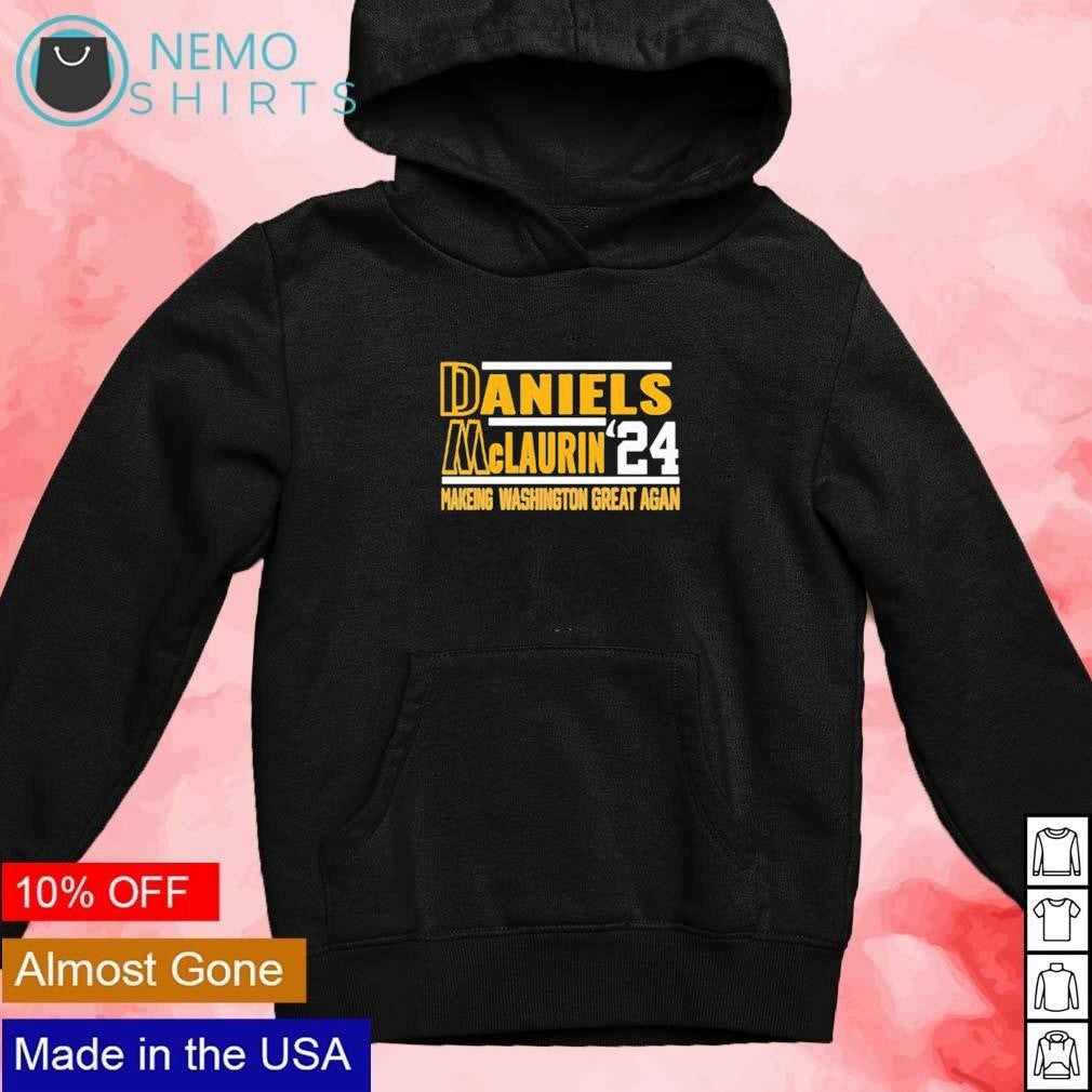 Jayden Daniels Mclaurin 24 making Washington great - Adult & Kids T-Shirts, Sweatshirts & Hoodies apparel design preview 2