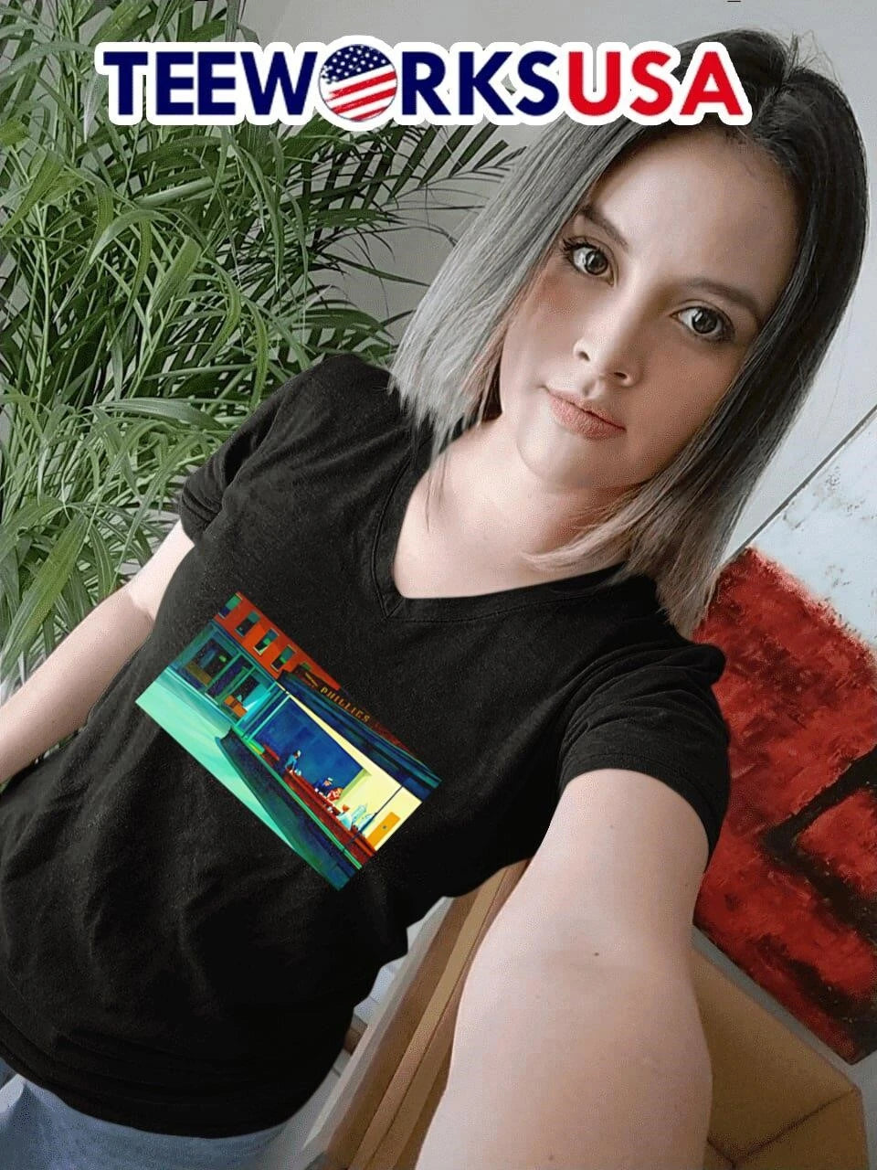 The Art Institute Of Chicago Edward Hopper - Adult & Kids T-Shirts, Sweatshirts & Hoodies apparel design preview 7