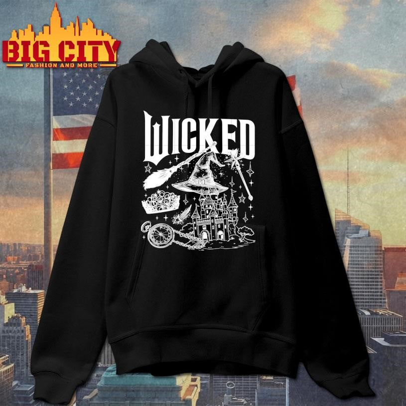 Retro wicked movie outline design - Adult & Kids T-Shirts, Sweatshirts & Hoodies apparel design preview 2