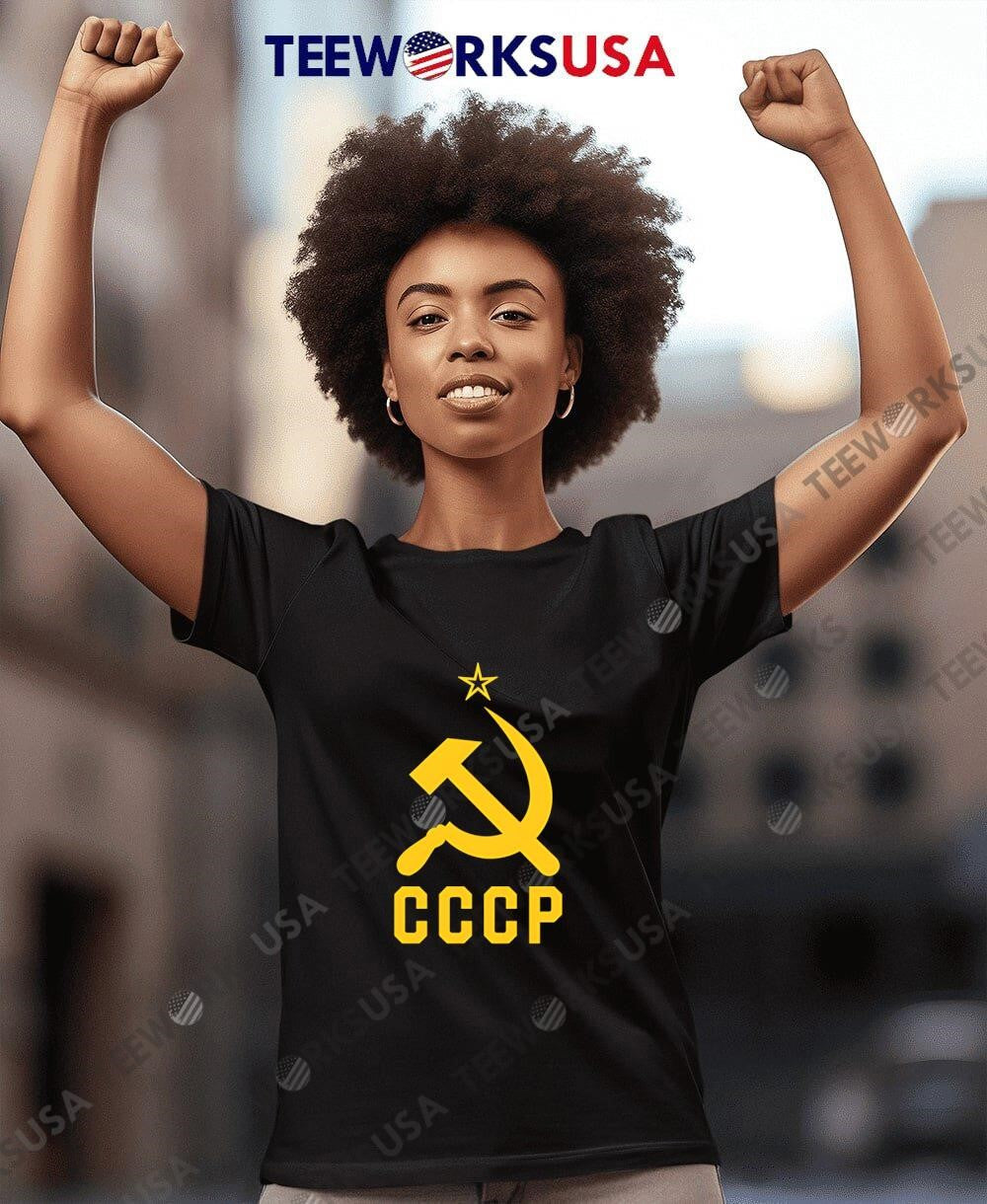 Jd Vance Wearing Cccp Social Communist Soviet - Adult & Kids T-Shirts, Sweatshirts & Hoodies apparel design preview 4