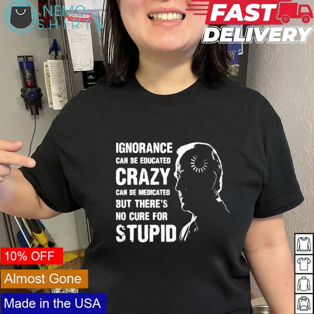 Joe Biden loading ignorance crazy stupid - Adult & Kids T-Shirts, Sweatshirts & Hoodies apparel design preview 2