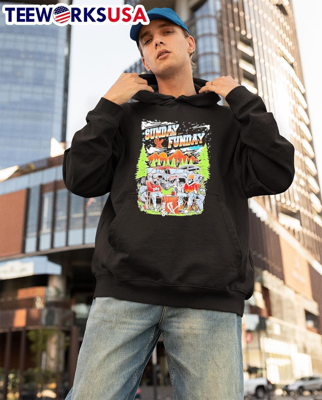 Deville weekend vibes - Adult & Kids T-Shirts, Sweatshirts & Hoodies apparel design preview 3