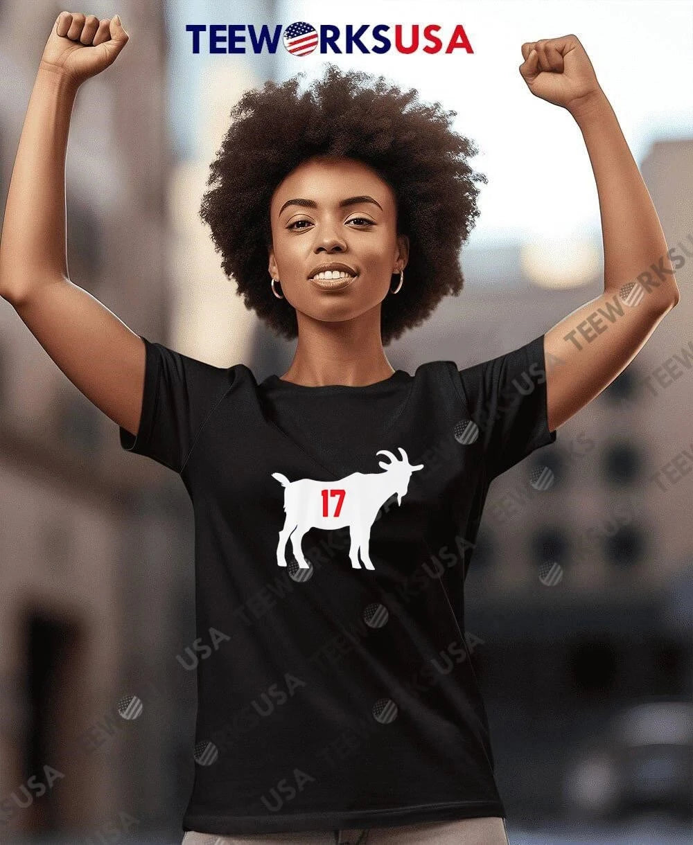 17 White Standing Billy Goat Silhouette Black - Adult & Kids T-Shirts, Sweatshirts & Hoodies apparel design preview 7