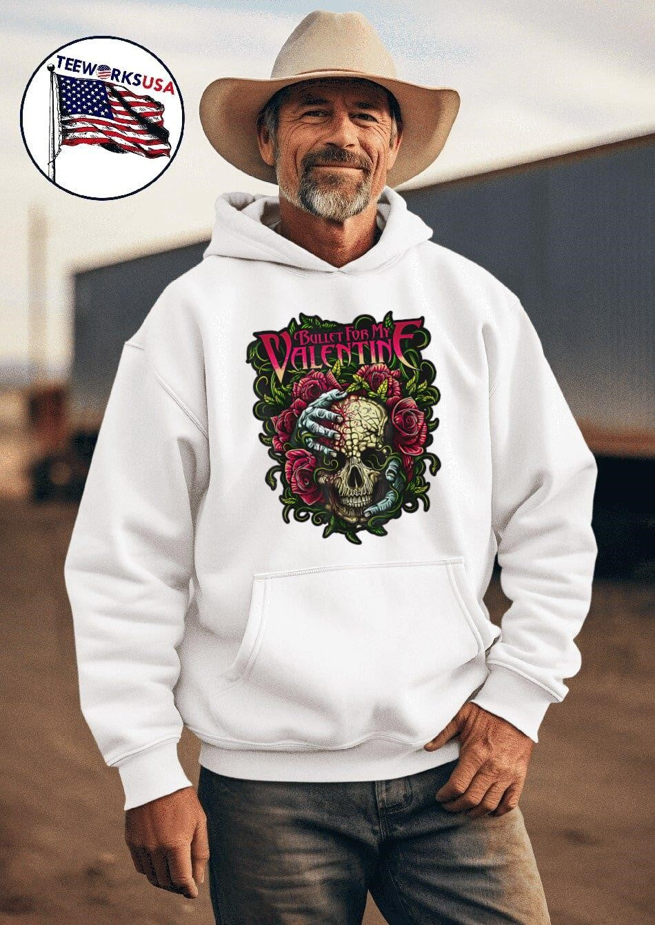 Bullet For My Valentine skull - Adult & Kids T-Shirts, Sweatshirts & Hoodies apparel design preview 2