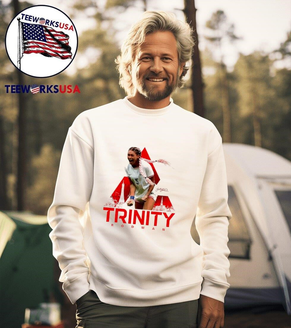 Trinity Rodman USA soccer signature - Adult & Kids T-Shirts, Sweatshirts & Hoodies apparel design preview 3