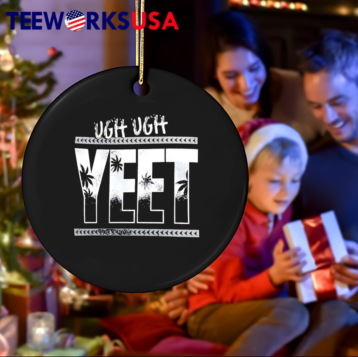 4 Letters One Word YEET Jey Uso - Adult & Kids T-Shirts, Sweatshirts & Hoodies apparel design preview 4
