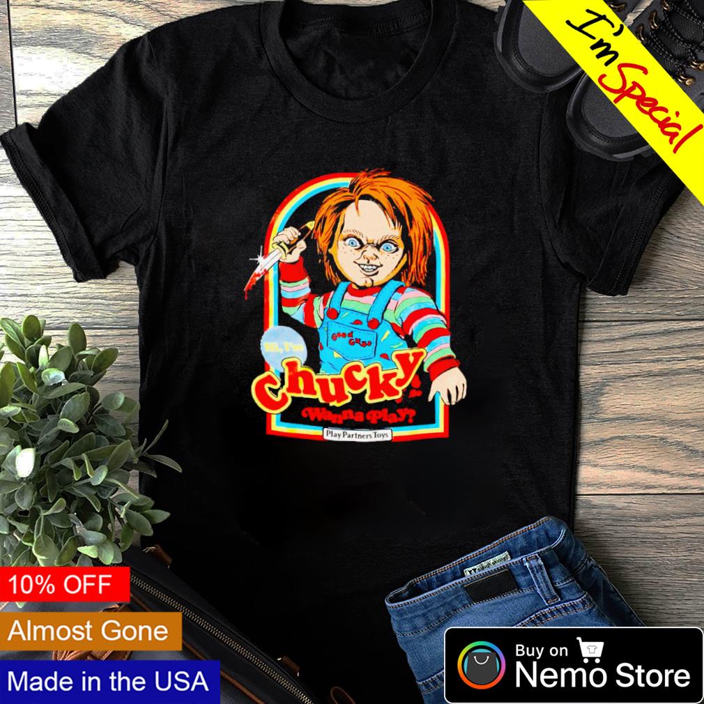 Chucky wanna play partners toys - Adult & Kids T-Shirts, Sweatshirts & Hoodies apparel design preview 1