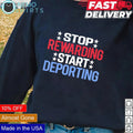 Stop rewarding start deporting - Adult & Kids T-Shirts, Sweatshirts & Hoodies apparel design preview 1