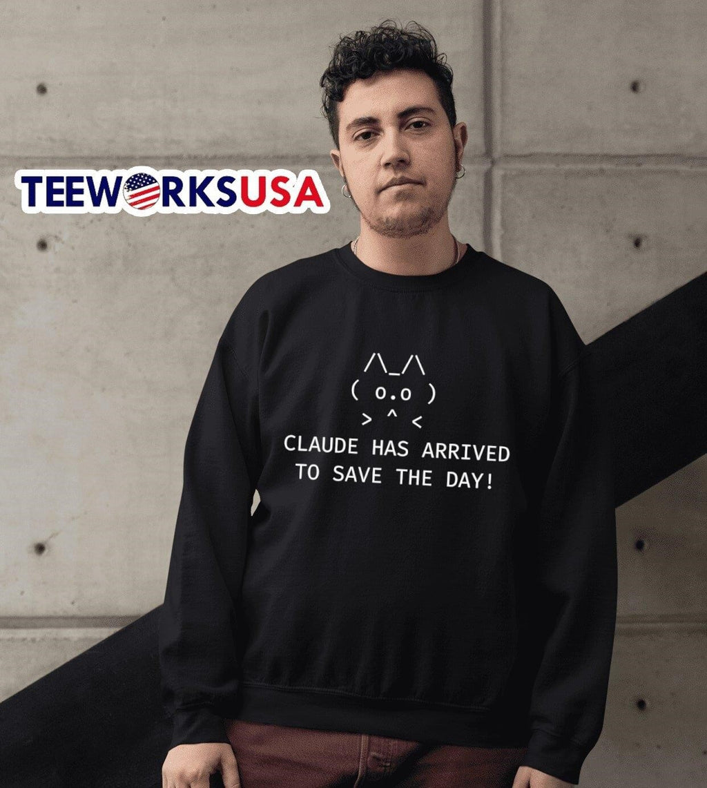 Claude has arrived to save the day - Adult & Kids T-Shirts, Sweatshirts & Hoodies apparel design preview 6