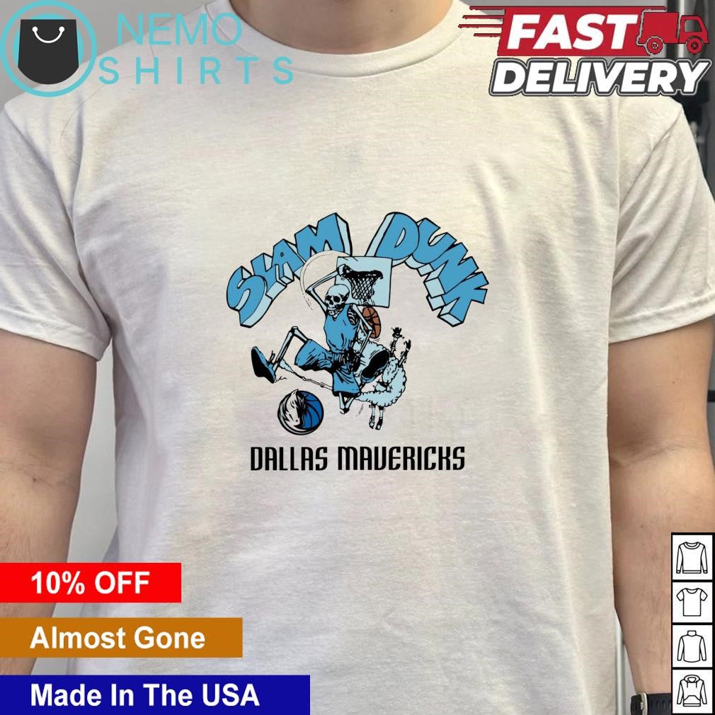 Slam dunk Dallas Maverick skeleton player - Adult & Kids T-Shirts, Sweatshirts & Hoodies apparel design preview 5