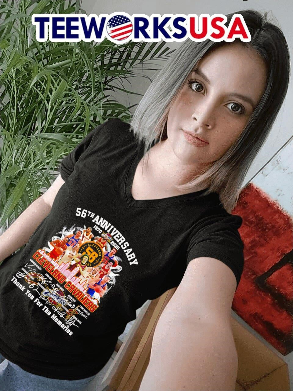 56th anniversary 1970 2026 Cleveland Cavaliers thank - Adult & Kids T-Shirts, Sweatshirts & Hoodies apparel design preview 7